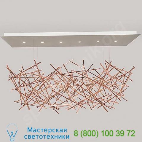 Ridgely studio cc-ch-112brz-sm criss cross led chandelier, светильник