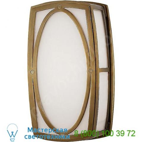 Winston narrow bathroom wall light visual comfort tob 2074bz-wg, настенный бра