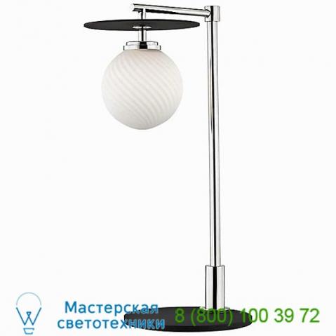 Hl200201-agb/bk mitzi - hudson valley lighting ellis led table lamp, настольная лампа