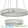 Solaris 2-tier led pendant light kuzco lighting ch7818 (4000k), светильник