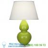 A606 robert abbey double gourd lucite table lamp - large, настольная лампа