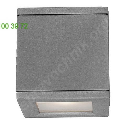 Wac lighting rubix indoor / outdoor led up and down wall light ws-w2505-al, уличный настенный