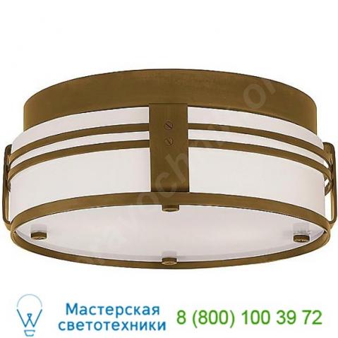 Ted flush mount ceiling light visual comfort tob 4003bz, светильник