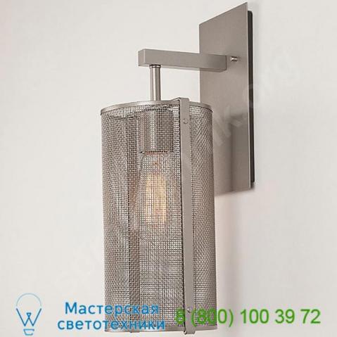 Uptown mesh wall sconce idb0019-11-bs-0-e2 hammerton studio, настенный светильник