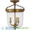 Visual comfort merchant semi-flush mount tob 4212an, светильник