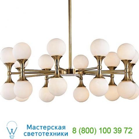 Astoria chandelier hudson valley lighting 3316-agb, светильник