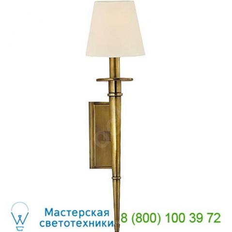 Hudson valley lighting 220-agb-ws stanford round torch wall sconce, настенный светильник