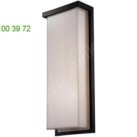 Ledge outdoor wall light modern forms ws-w1420-bk, уличный настенный светильник