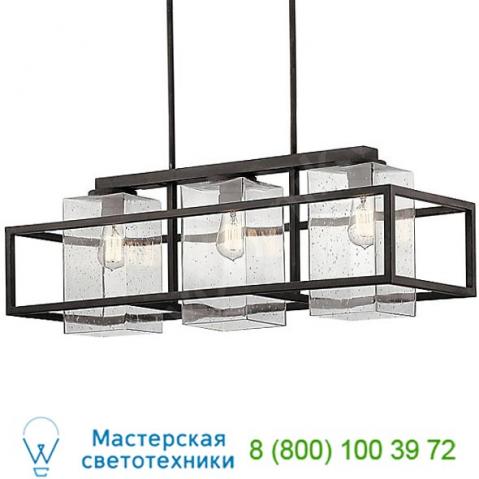 Kichler 49805wzc wright outdoor chandelier, уличный подвесной светильник