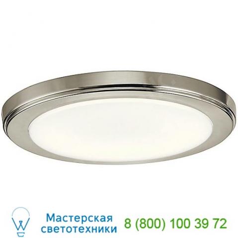 Kichler 44244niled30 zeo round led flush mount ceiling light, светильник