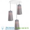 Solis 3 chandelier pablo designs soli chan 24/3 wht, светильник