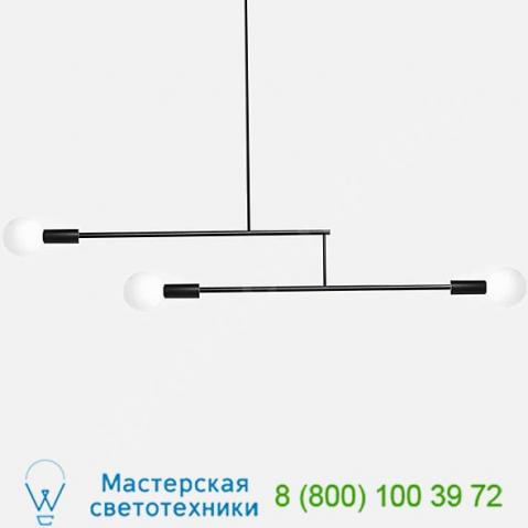 Ml-2blk-6-inch-stem mobile pendant light andrew neyer, светильник