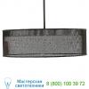 Fr38904blk fredrick ramond fiona drum shade pendant light, светильник