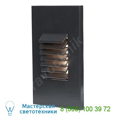 4061 vertical louvered step light 4061-ambk wac lighting, уличный настенный светильник