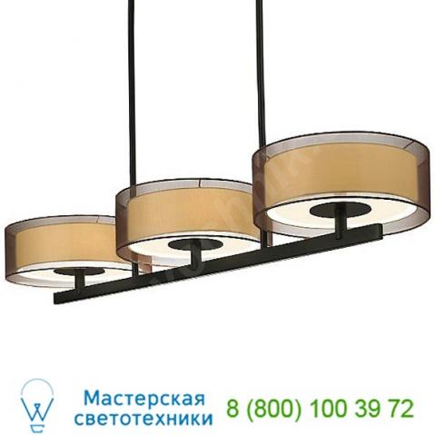 Sonneman lighting 6001. 13 puri 3-light bar pendant light, светильник