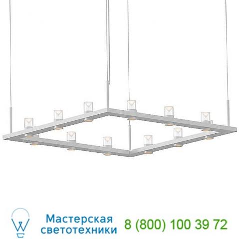 Sonneman lighting intervals square led pendant light 20qks04b, светильник