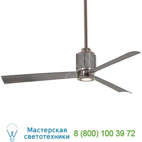 Minka aire fans gear 54" led ceiling fan f736l-bs/whf, светильник