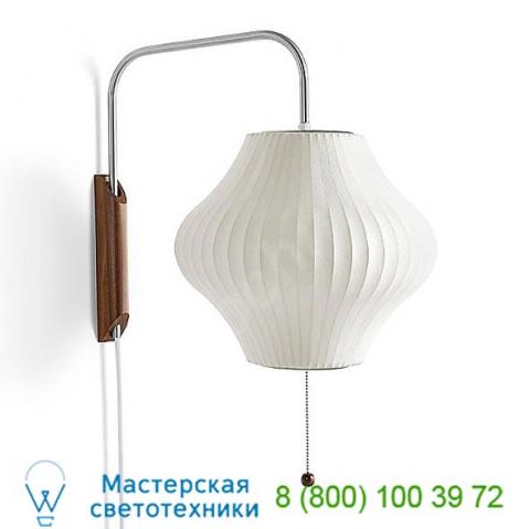 Nelson bubble lamps nelson pear wall sconce h770scwalbns, настенный светильник