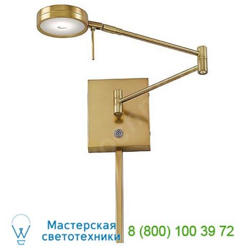 Georges reading room p4308 led swing arm wall lamp p4308-647 george kovacs, бра