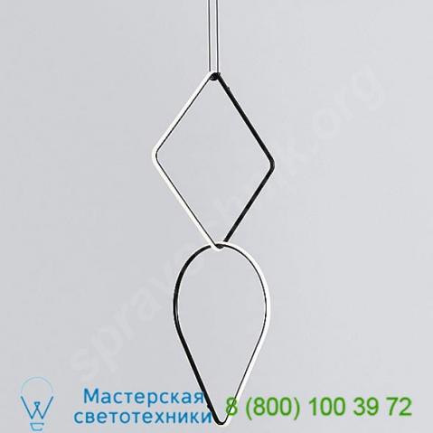 Fu041630 | f0409030 | f0405030 flos arrangements square large two element suspension, подвесной