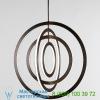 Halo vertical 4-ring pendant light roll &amp; hill halocv4-bk-120, светильник