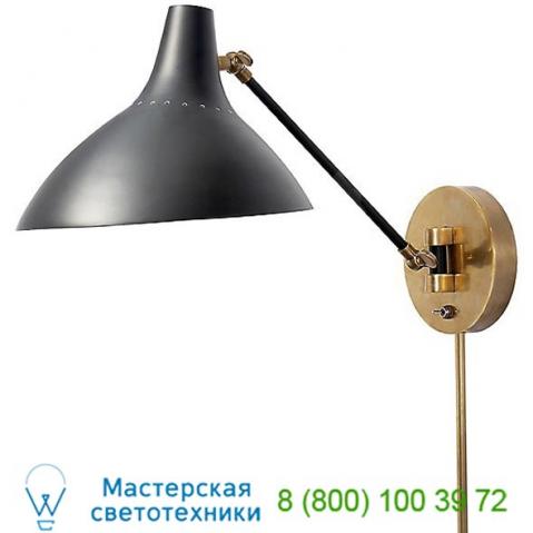 Visual comfort arn 2006blk charlton wall sconce, бра