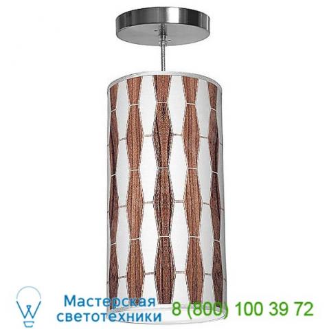 Jefdesigns jd_weave1_walnut_lisha16 weave 1 column pendant light, светильник