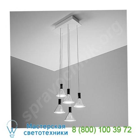 Polair multispot 5-light rectangular pendant light  fabbian, светильник