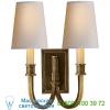 Modern library 2-light wall light visual comfort tob 2328bz-np, настенный светильник бра