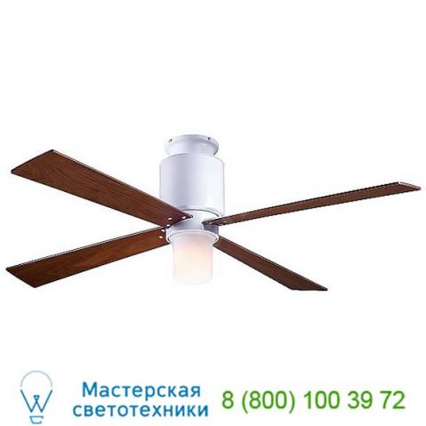 Modern fan company lapa flush mount ceiling fan lap-fm-bn-50-nk-nl-001, светильник