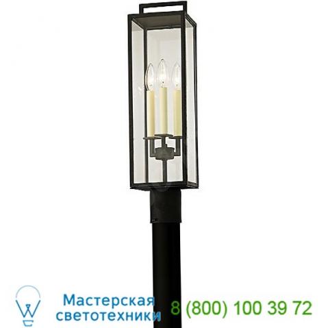 Beckham outdoor light post p6385 troy lighting, светильник для садовых дорожек