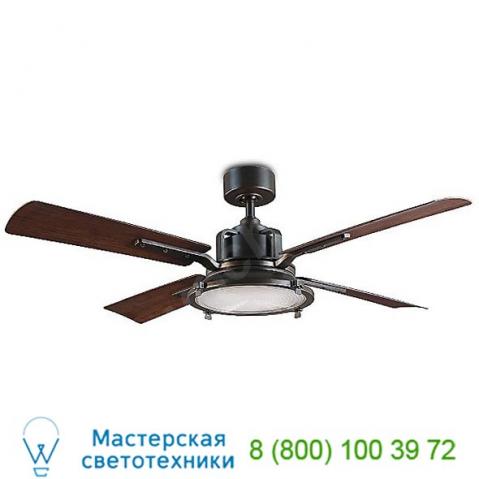 Modern forms fr-w1818-56l-gh/wg nautilus smart ceiling fan, светильник