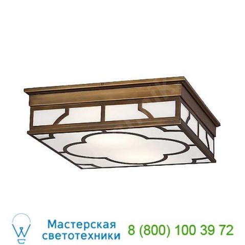 1573 addison flush mount ceiling light robert abbey, светильник