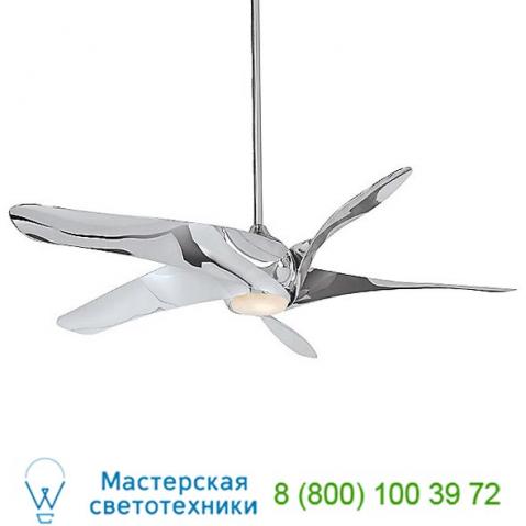 Minka aire fans  artemis liquid nickel xl5 led ceiling fan, светильник