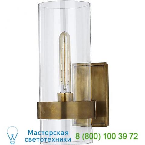 Visual comfort s 2166bz-cg presidio bathroom wall light, настенный бра