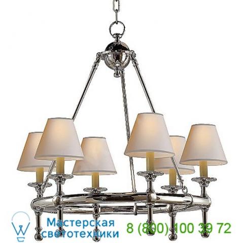 Classic mini ring chandelier visual comfort sl 5814an-np, светильник