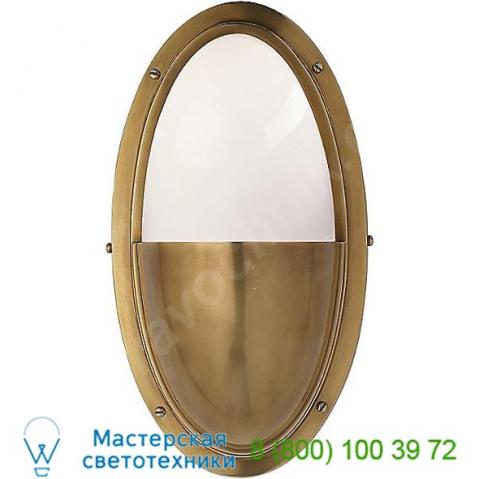 Visual comfort pelham oval wall sconce tob 2209bz-wg, настенный светильник