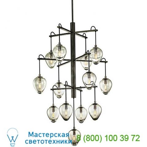 Brixton tiered pendant light troy lighting f6207, светильник