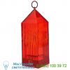 Lantern led lamp kartell 9335/b4, настольная лампа