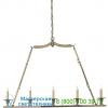 Chc 1441ab visual comfort flat line 5-light linear suspension light, светильник