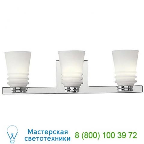 Victoria vanity light kichler 45976ch, светильник для ванной