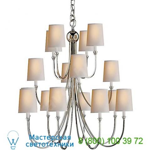 Tob 5019an-np visual comfort reed 3-tier chandelier, светильник