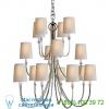 Tob 5019an-np visual comfort reed 3-tier chandelier, светильник