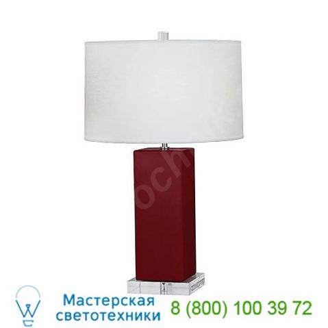 Robert abbey harvey table lamp (oxblood/large) - open box return ob-ox995, опенбокс