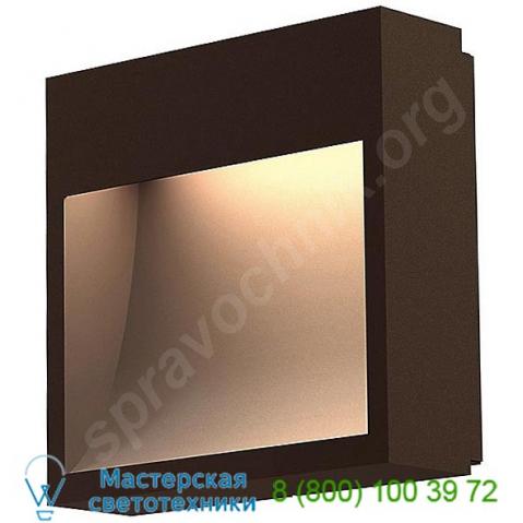 Sonneman lighting 7360. 72-wl square curve indoor/outdoor led sconce, уличный настенный светильник