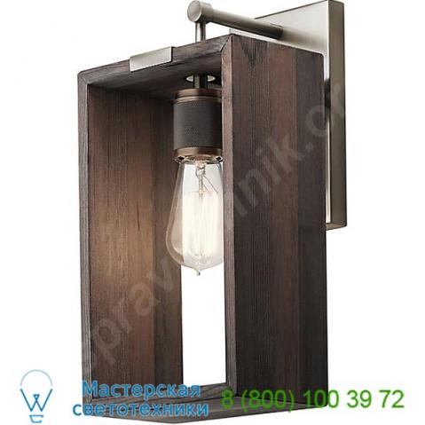 44218clp kichler industrial frames wall light, настенный светильник