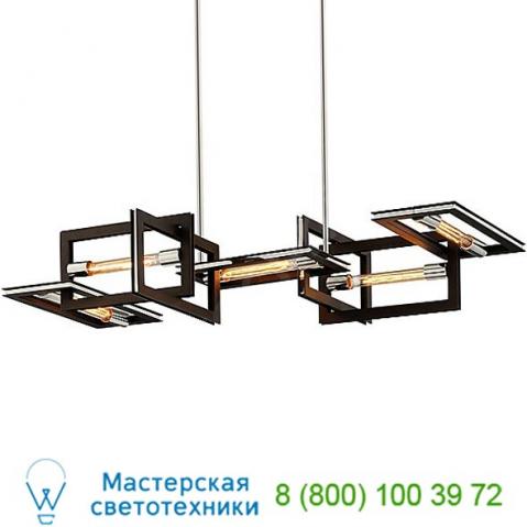 Enigma linear suspension light  troy lighting, светильник