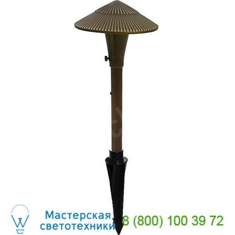 Al-15-sm-ah-h-brs focus industries small brass tiki area light, светильник для садовых дорожек