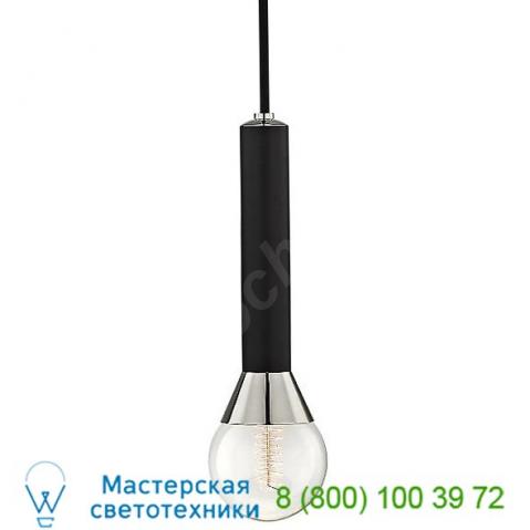 H169701-pb/bk mitzi - hudson valley lighting via mini pendant light, подвесной светильник