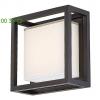 Modern forms ws-w73608-bz framed led square outdoor wall sconce, уличный настенный светильник